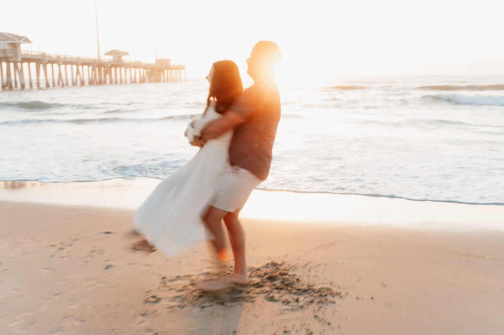 Beach family photo session