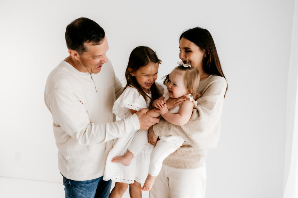Studio family photographer Wisconsin