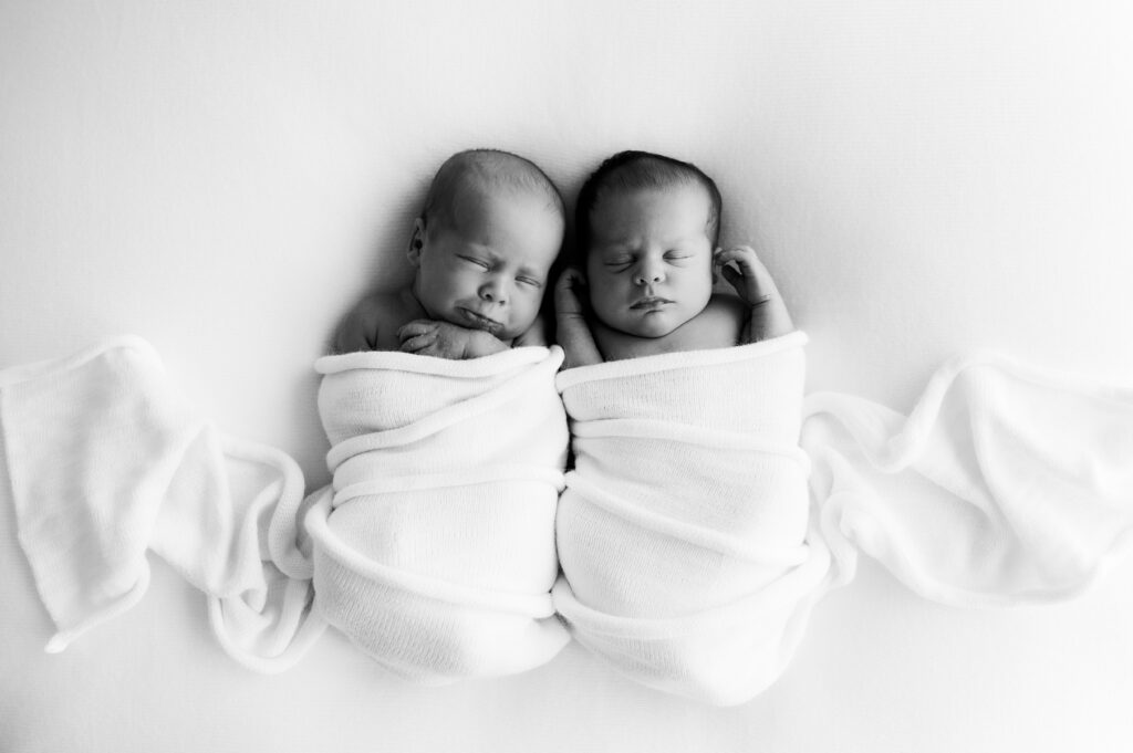 Natural studio newborn session Wisconsin