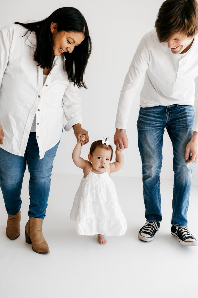 One year baby photographer Somerset WI