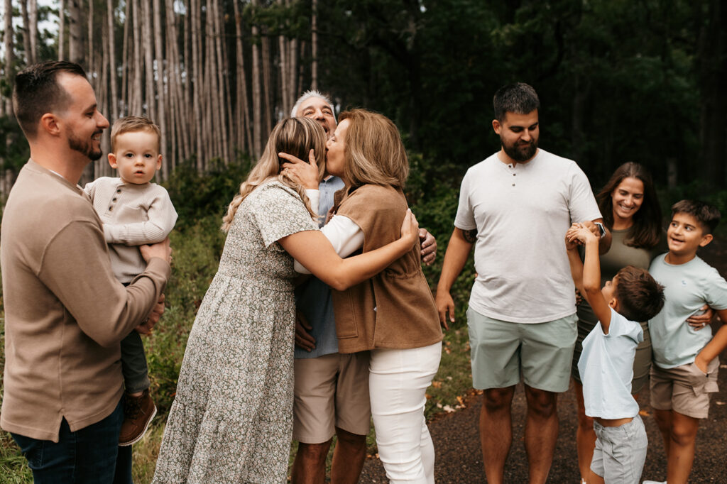 Family photos with grandparents