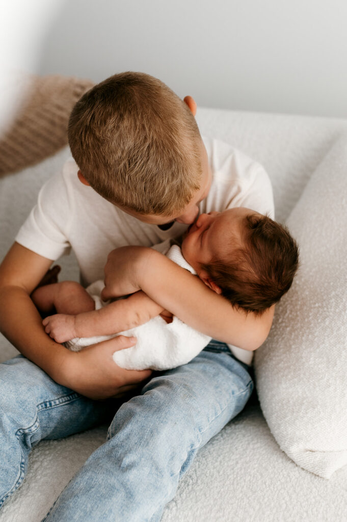 newborn family studio session Somerset WI
