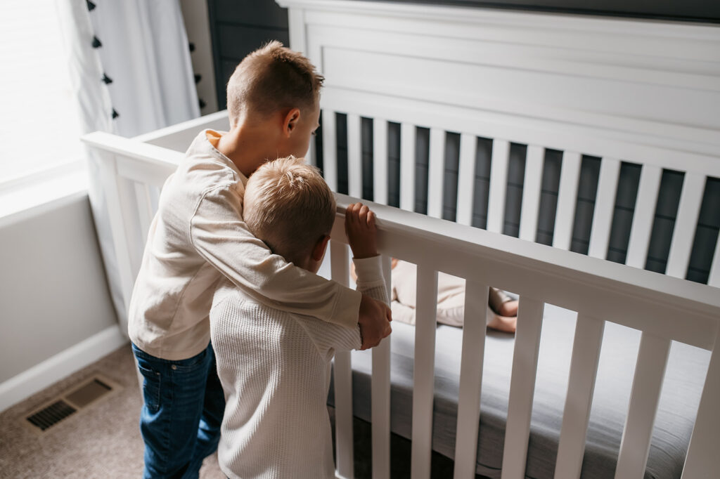 Wisconsin in home newborn photographer