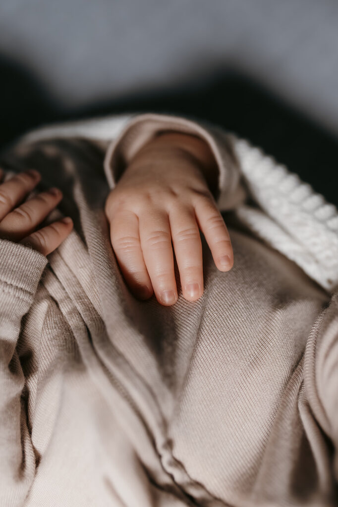 Twin Cities area in home newborn photography