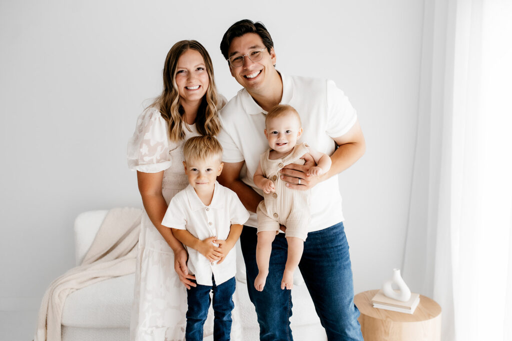 Studio family photography Hudson WI