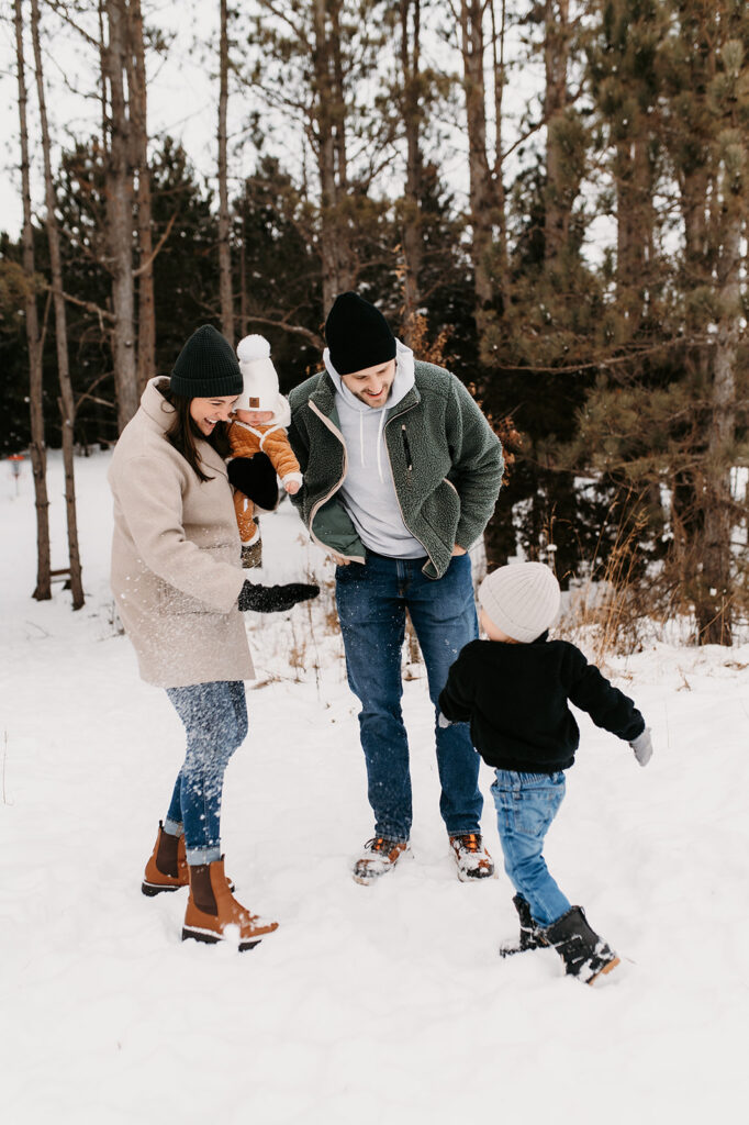 Christmas card family photos