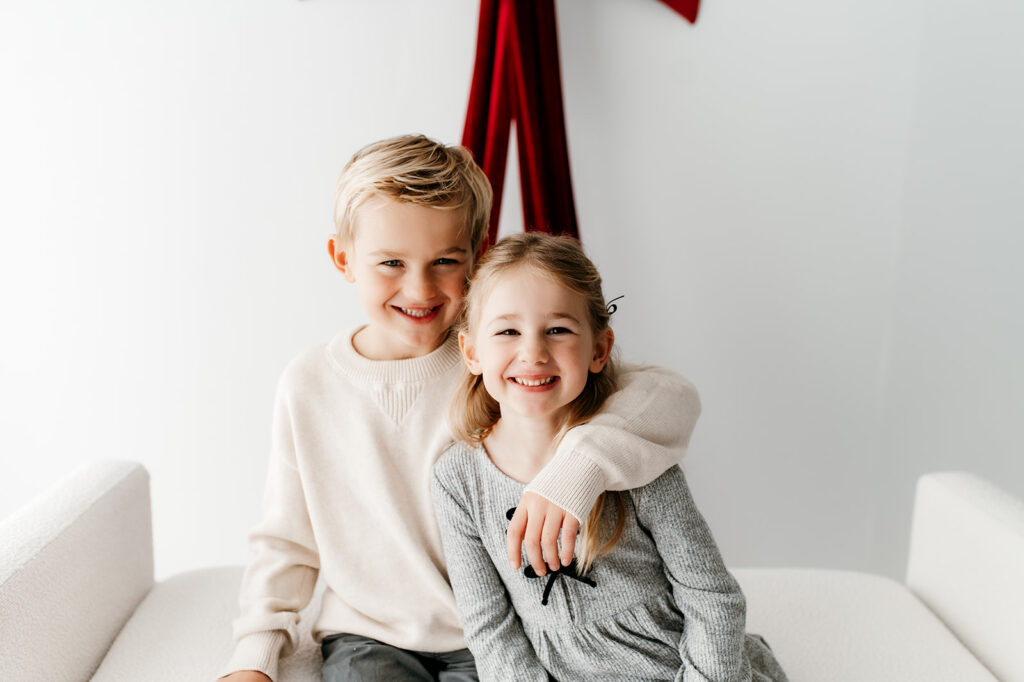 Studio holiday photos Hudson WI