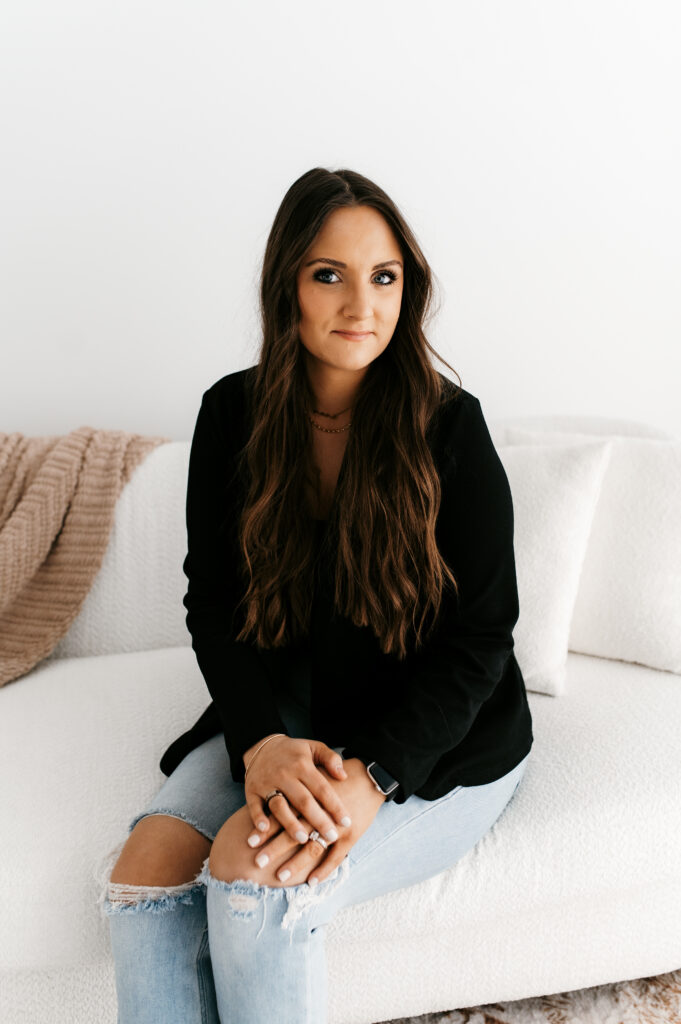 Bold personal brand photography for female entrepreneur